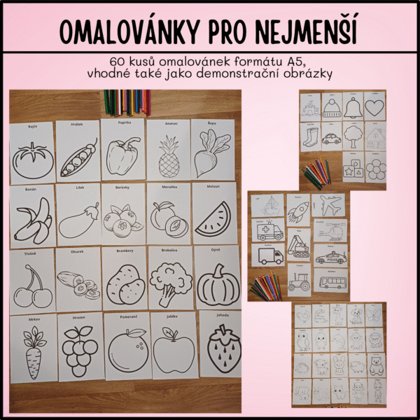 🎨 Omalovánky pro nejmenší 🎨