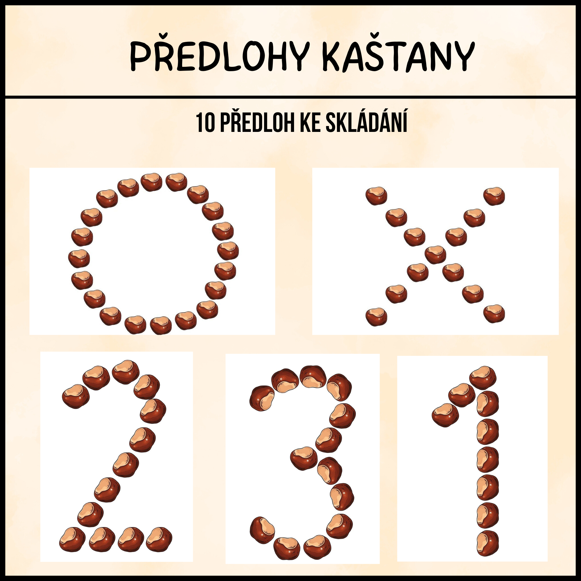 Předlohy kaštany