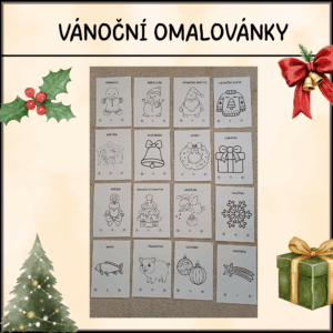 🎄 Vánoční omalovánky 🎄