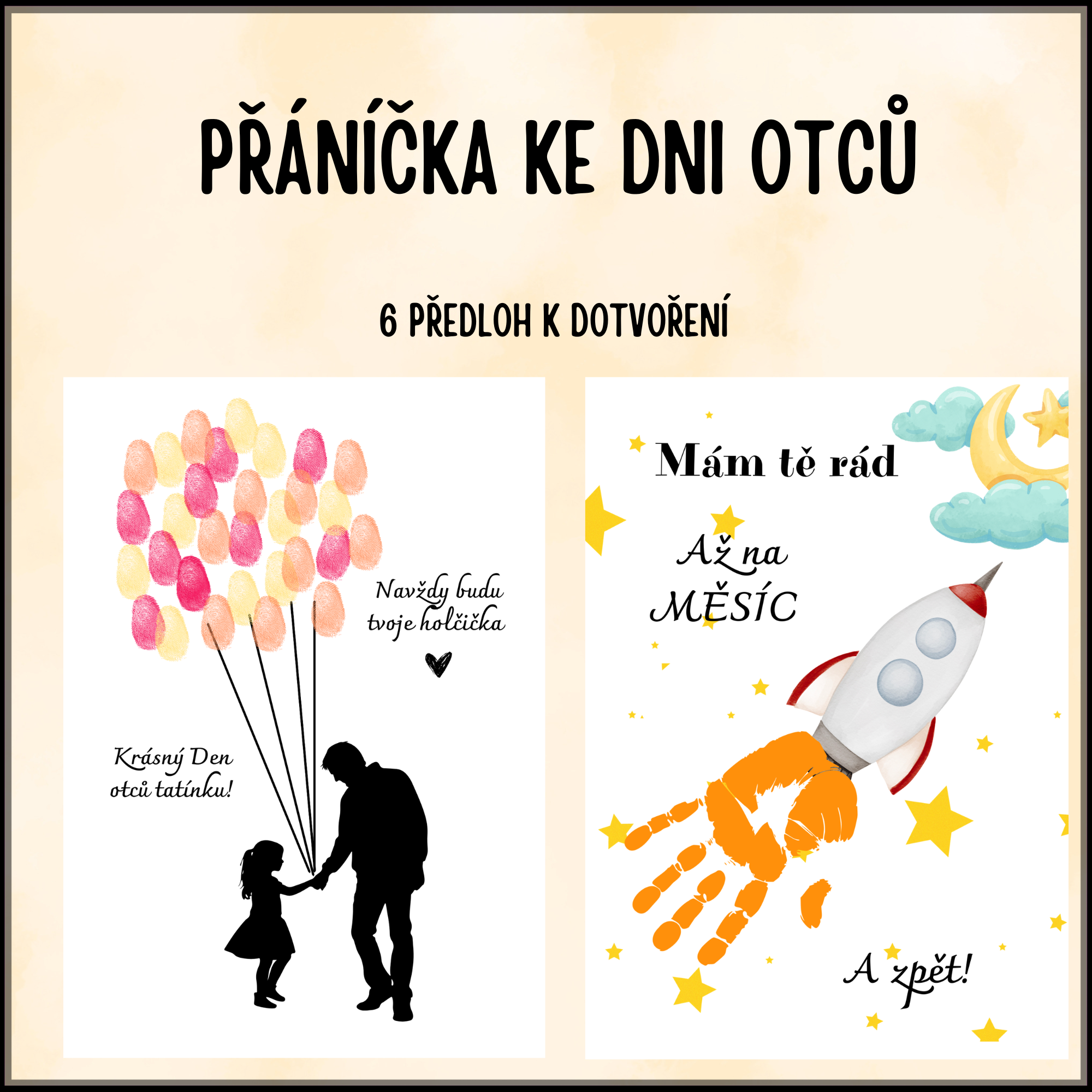Přáníčka ke Dni Otců