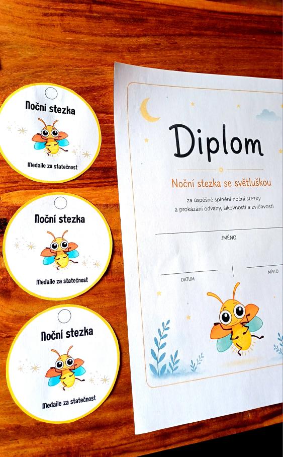 🌙✨ NOČNÍ STEZKA SE SVĚTLUŠKOU ✨🌙 - Obrázek 8